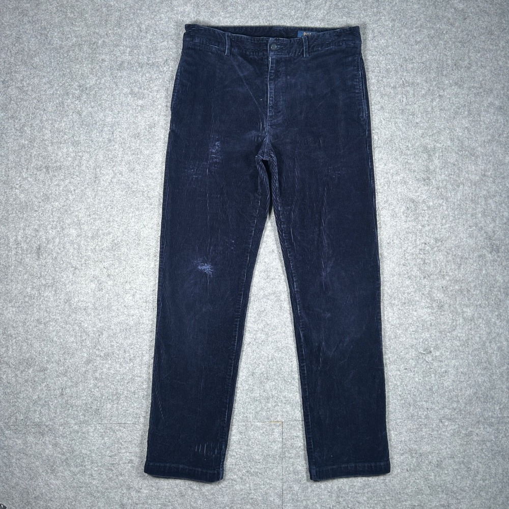 Polo Ralph Lauren Corduroy Pants Boys 18 Navy Blue Stretch Casual Preppy